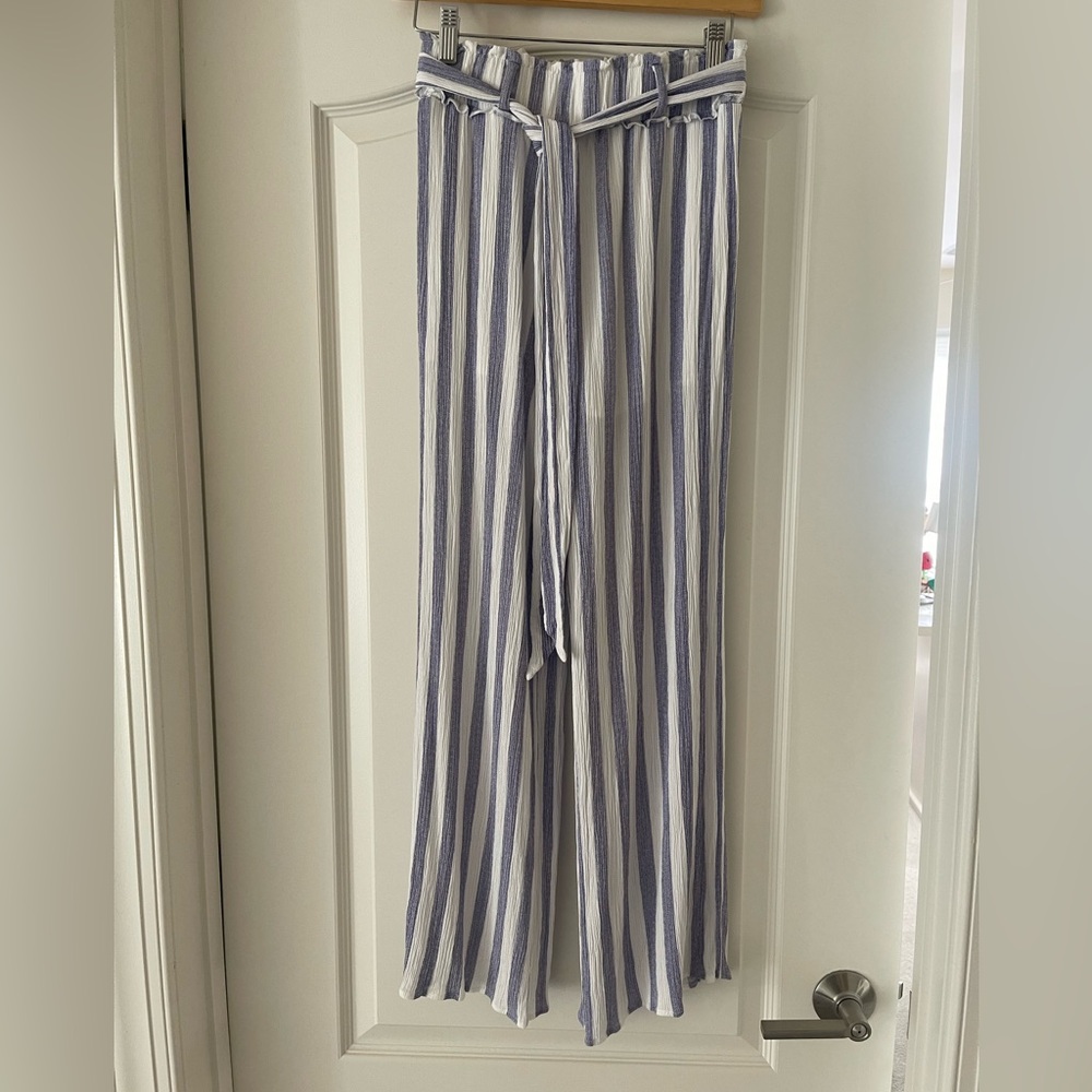 Striped Wide Leg Pants